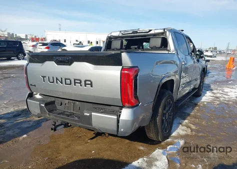 2024 Toyota Tundra Crewmax Platinum из США, поврежденный, VIN 5TFNA5DB7RX142071